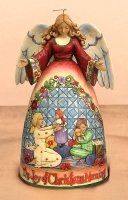 Jim shore angel christmas morning