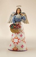 Angel With Flowers