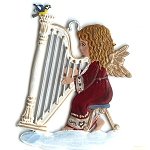 Angel With Harp